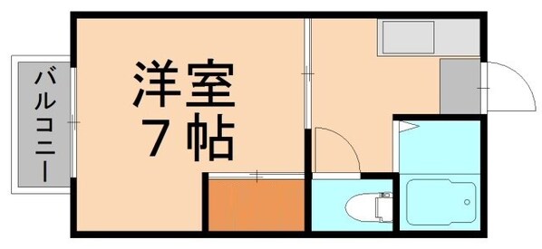 箱崎宮前駅 徒歩7分 2階の物件間取画像